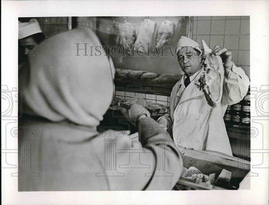 1963 Press Photo Russia Meat Market - neb10088 - Historic Images