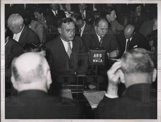 1934 Press Photo Chief Officer James Henderson of Dallas Liner Federal Inquiry - Historic Images