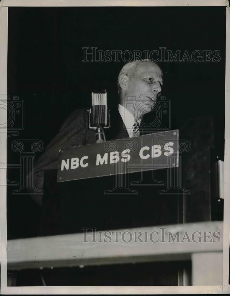 1936 Press Photo Albert Rosenheim Speaks To GOP Republican National Convention - Historic Images