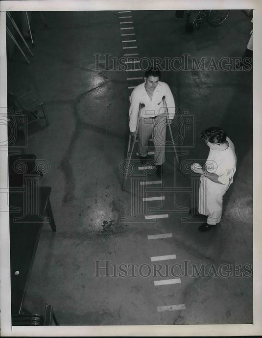 1948 Press Photo Institute of Rehabilitation and Physical Training - Historic Images