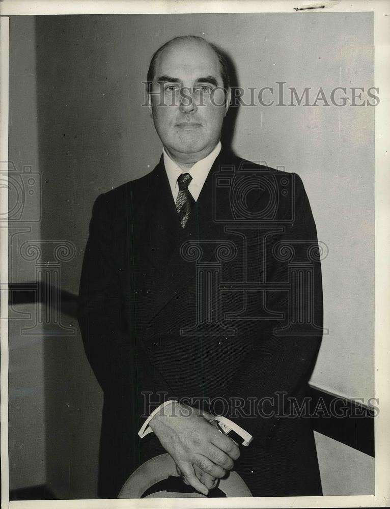 1938 Press Photo Attorney William Charles Crocker - Historic Images