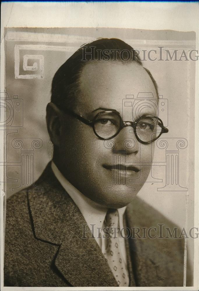 1929 Press Photo Ernest Hale Chosen As President Of US League Of Local Building - Historic Images