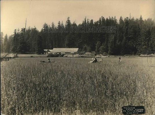 1923 Press Photo Farm House in Little Valley - Historic Images