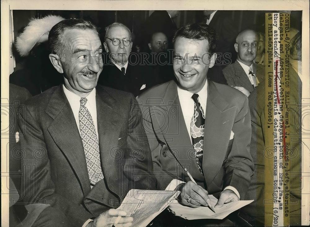 1948 Press Photo Samuel Roberts Alternate Delegate - Historic Images