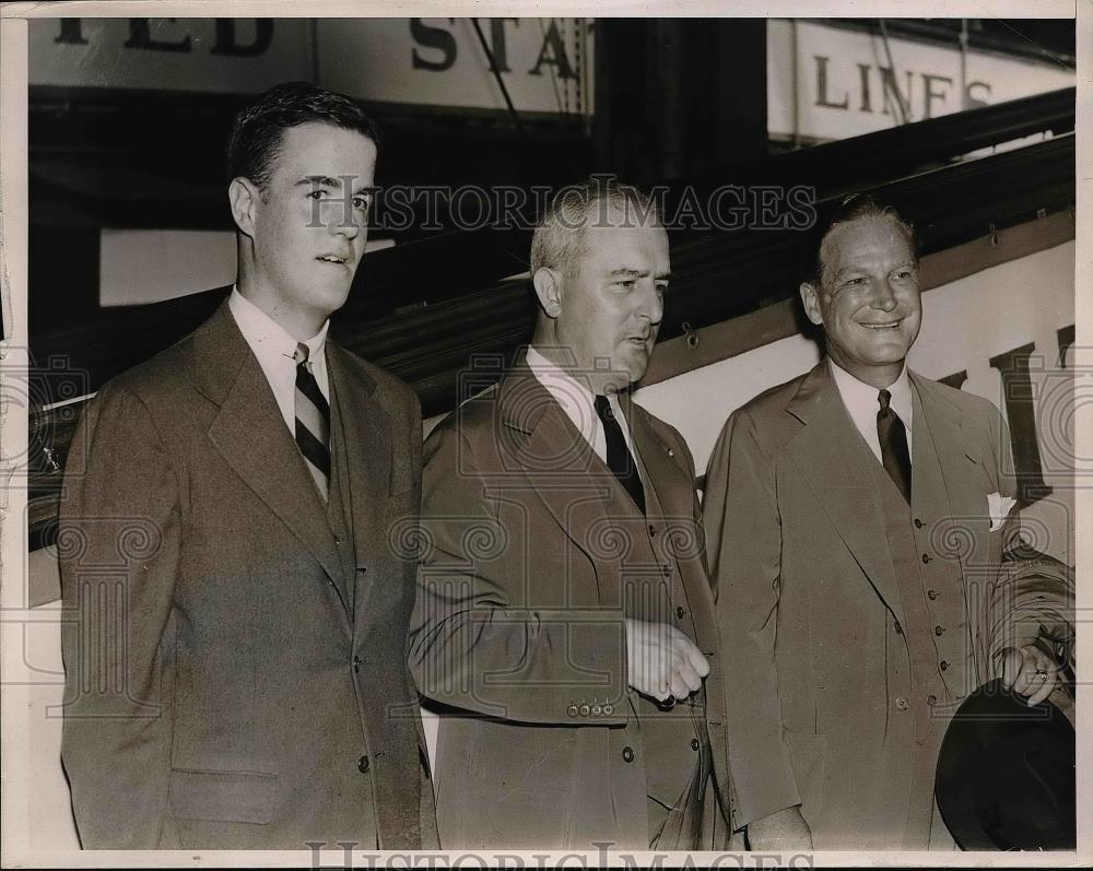 1939 Press Photo John D Hamilton US Manhattan Liner George Mason John Hamilton - Historic Images