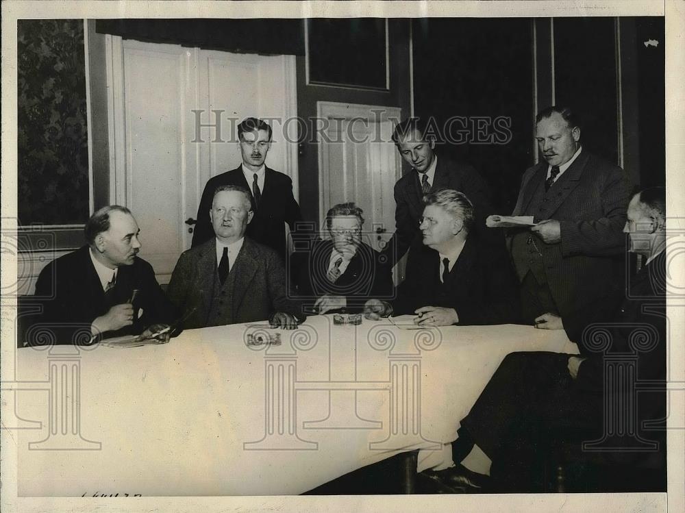 1928 Press Photo Scandinavian Harbor blockade discussed at Int&#39;l Conference - Historic Images