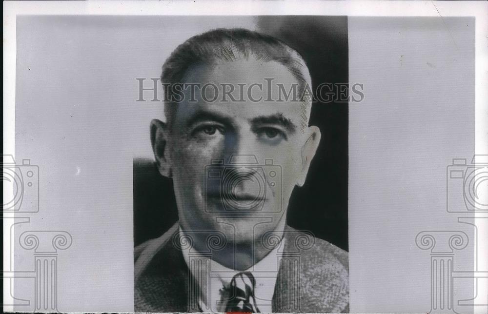 1955 Press Photo Millionaire Walter E Heller Adultery Divorce Trial - neb10129 - Historic Images