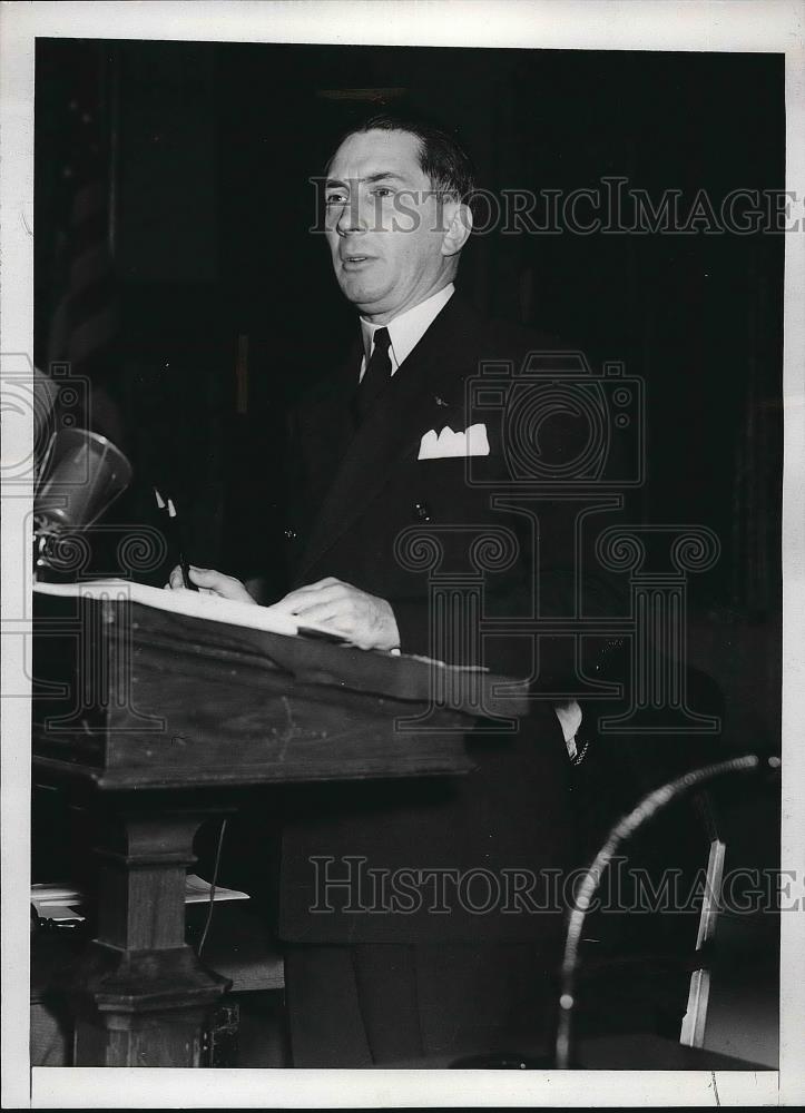 1938 Press Photo American News Pub. Assn pres. James G. Stahlman - nea97254 - Historic Images