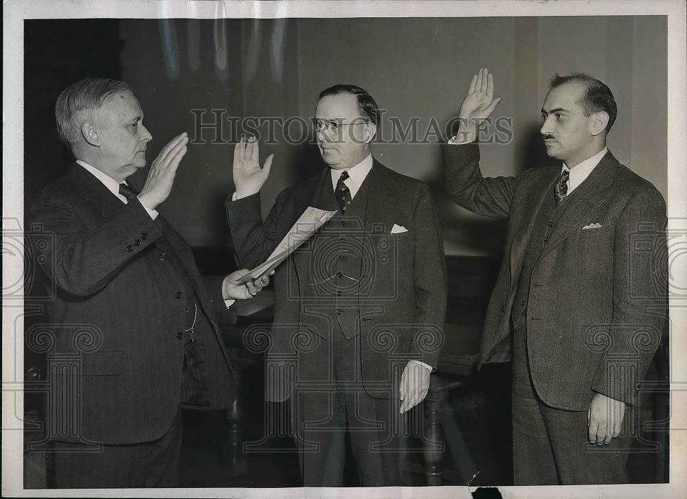 1938 Press Photo Archibald Watson, Ja,es McGurrin, Gamso - neb15619 - Historic Images