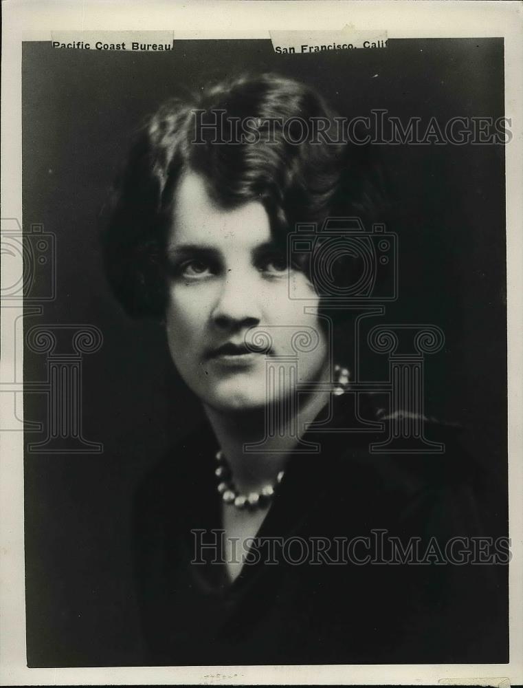 1927 Press Photo Dorothy Mielke, student at Univ of Ore. & "Rose Queen" - Historic Images