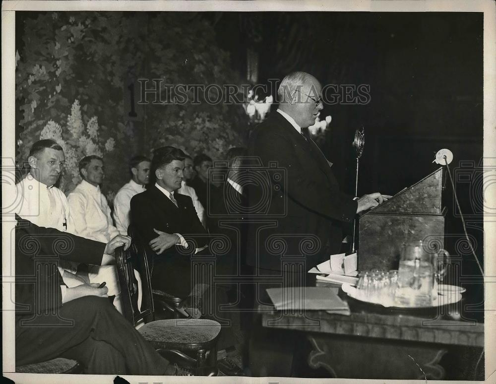 1932 Press Photo Dr. W.R. Redden, Director of First Aid New York Chapter - Historic Images