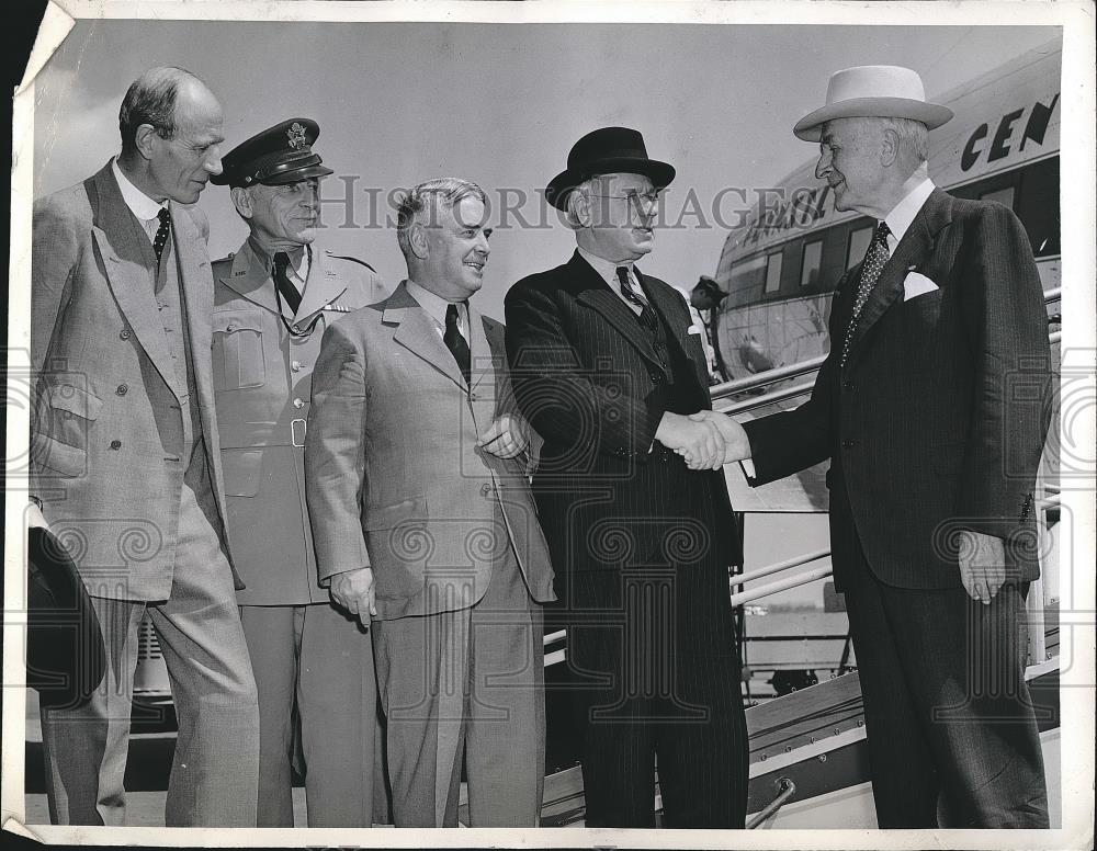 1942 Press Photo Lord Halifax Brig Gen Patrick HurleyHom Walter Nash - neb17607 - Historic Images