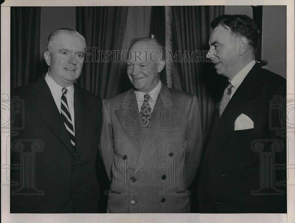 1953 Press Photo Michael Kelleher Chairman Of Executive Committee - neb17324 - Historic Images