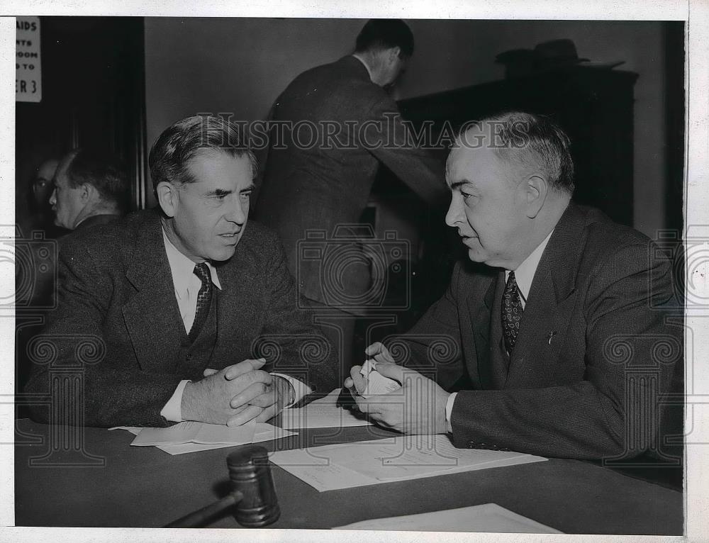 1943 Press Photo Vice President Henry Wallace &amp; Senator Harley Kilgore - Historic Images