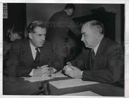 1943 Press Photo Vice President Henry Wallace & Senator Harley Kilgore - Historic Images