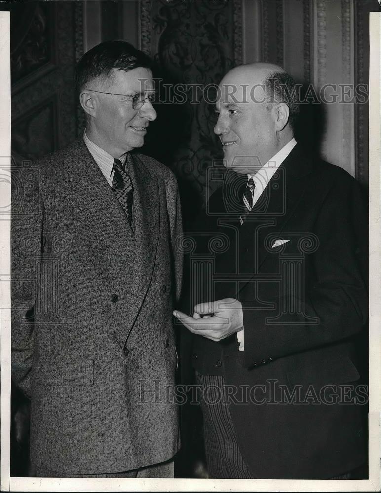 1942 Press Photo Rep Robert Rockwell, Sen. Egene D. Millikin - neb19076 - Historic Images