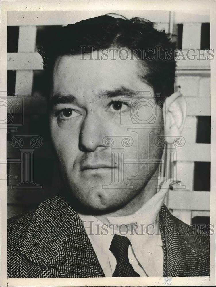 1941 Press Photo Willis McCarthy Killed Estranged Wife After She Rejected - Historic Images