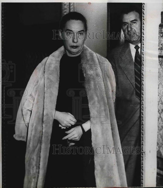 1955 Press Photo Phila.Pa, Mrs Herman Silver at trial for abortion death - Historic Images
