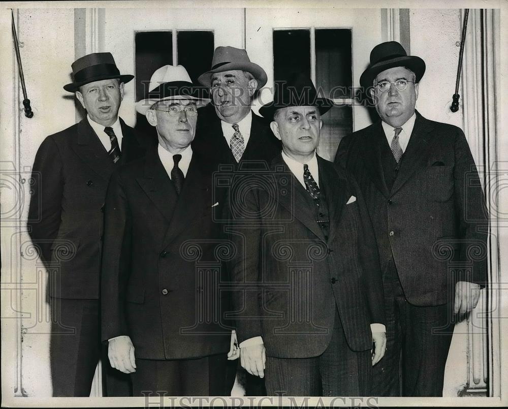 1939 Press Photo J.D.A. Worrow, W.I. Robinson, L.T. Putnam, L.C. Gunter - Historic Images