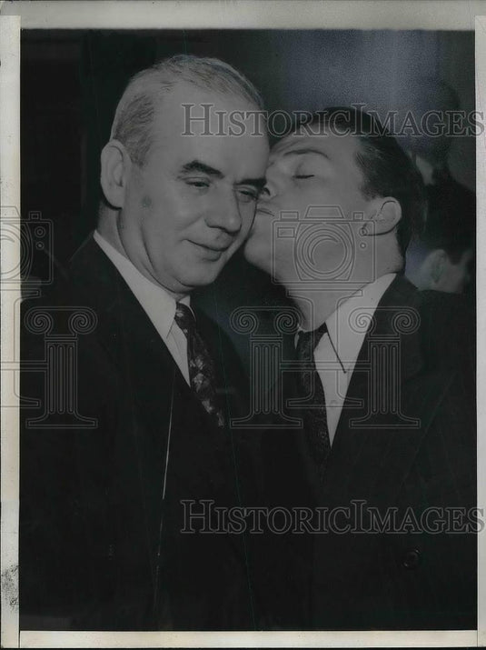 1940 Press Photo Philip Murray and son Joe New Prezy of C.I.O. - neb11760 - Historic Images