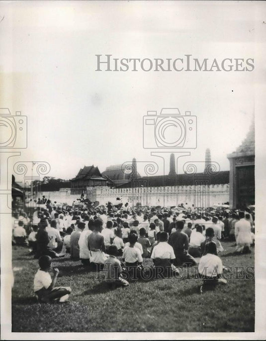 1940 Press Photo Thailanders Demonstrate Against Indo-China - neb09705 - Historic Images