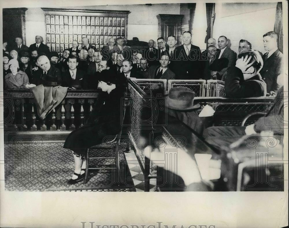 1930 Press Photo City Hall Inquest For Slaying Of William Prophet Philadelphia - Historic Images