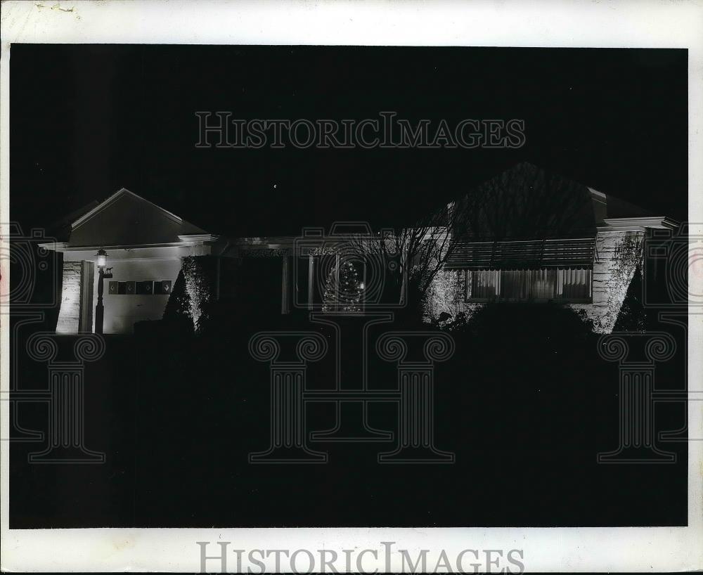 1967 Press Photo Christmas House - neb18118 - Historic Images