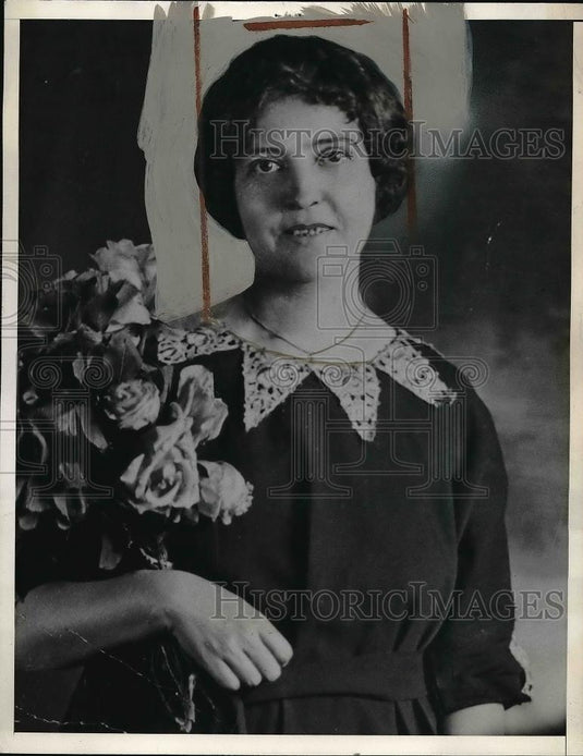 1934 Press Photo Portrait of Mrs. Rose Marie Hoppel - neb14963 - Historic Images