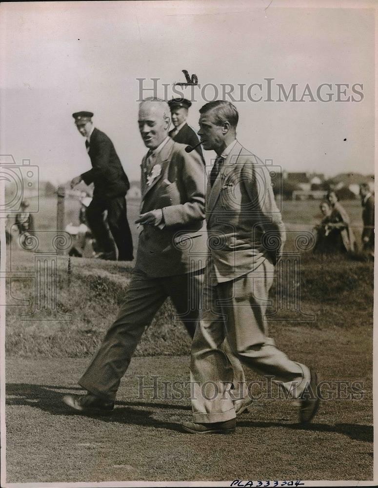 1936 Press Photo The Prince of Wales became King Edward VIII when his father, - Historic Images