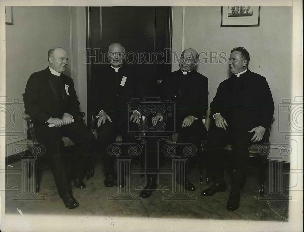 1927 Press Photo Reverend J.J. Horsburg &amp; ,Francis Marchetti Salvaggiani - Historic Images