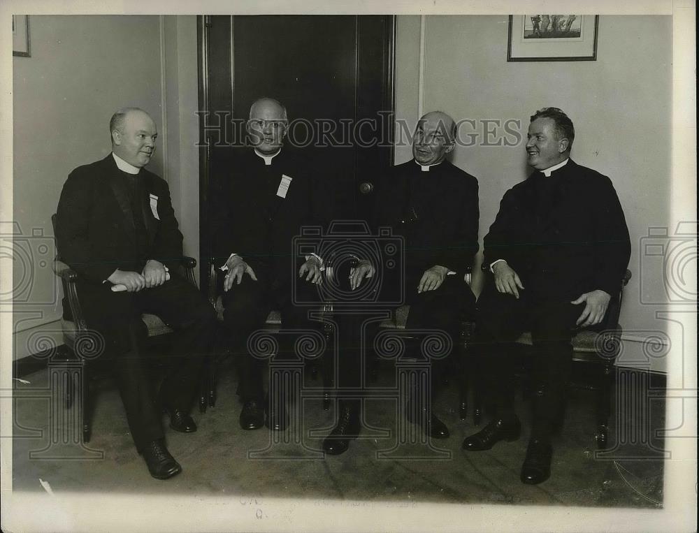 1927 Press Photo Reverend J.J. Horsburg & ,Francis Marchetti Salvaggiani - Historic Images