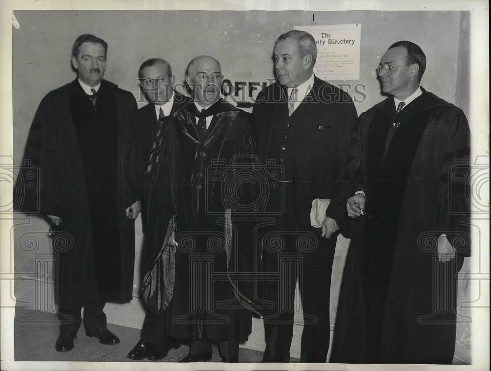 1934 Press Photo Dr Wm Nicholson,Dr H Sigerist,Dr A Stengel,Dr RLee, Dr G Muller - Historic Images