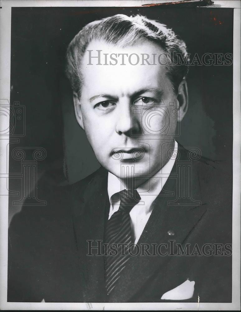 1955 Press Photo Arthur Larson, Under Secretary of the U.S. Labor Dept. - Historic Images