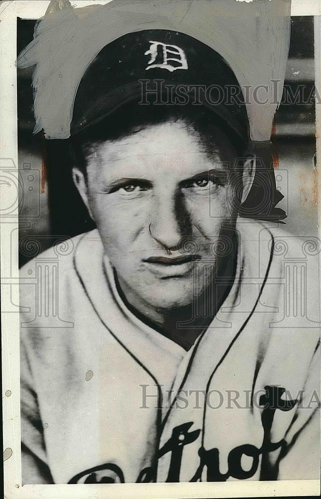 1935 Press Photo An unidentified player - neb10332 - Historic Images
