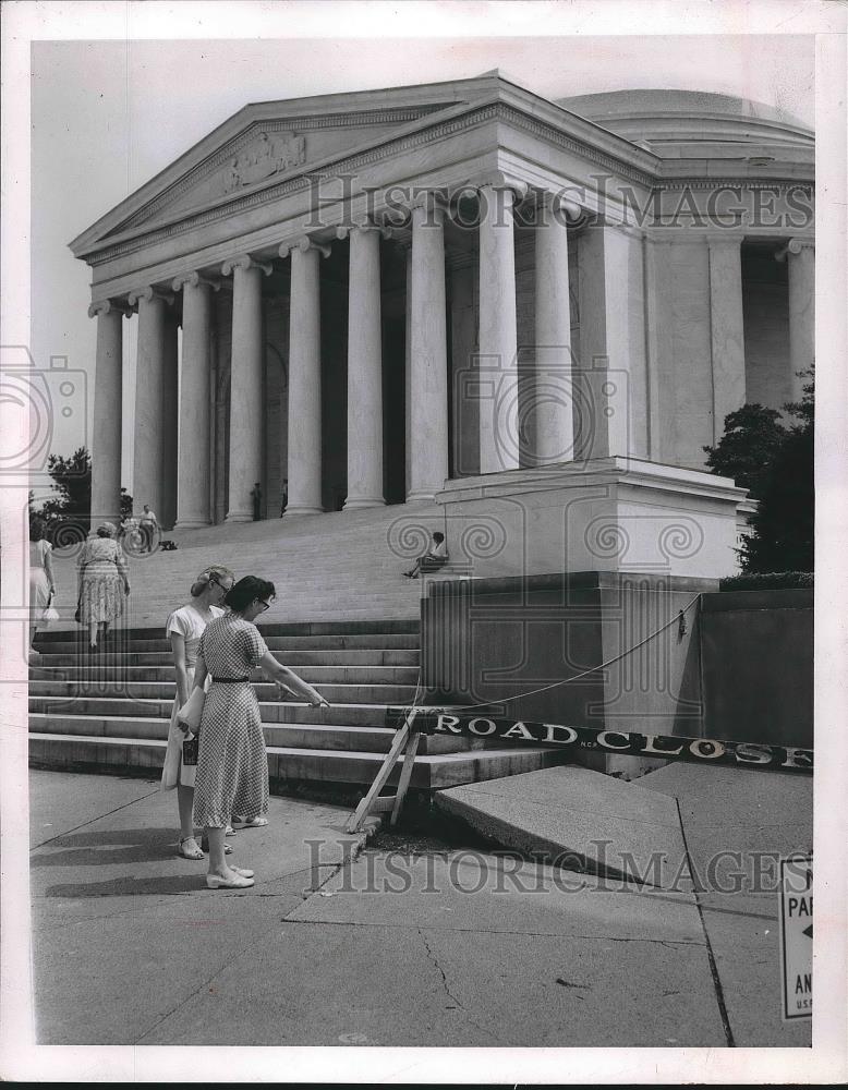 1961 Press Photo Jefferson Memorial at Washington D.C. - neb18322 - Historic Images