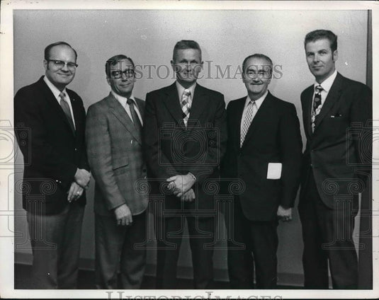 1971 Press Photo Richard Makowski, Ross McFarland, Robert Taylor, Joseph Dudas, - Historic Images