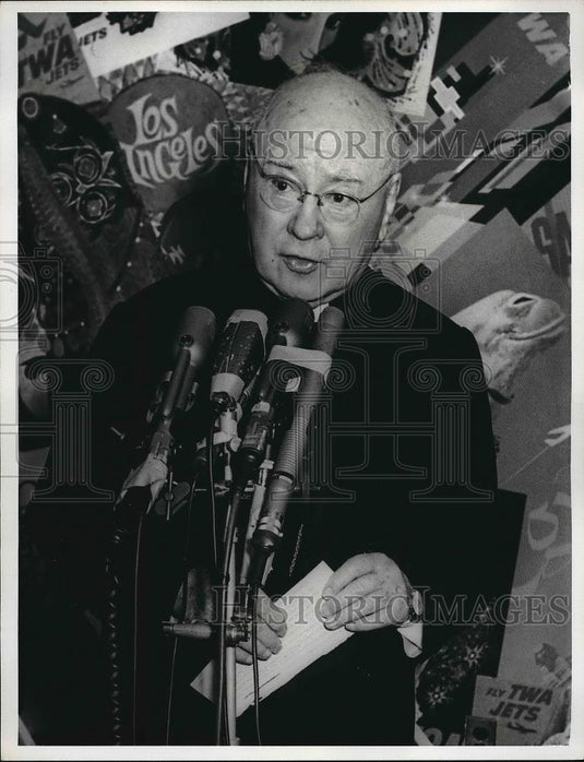 1967 Press Photo Francis Cardinal Spellman Speaks About Vietnam - nea99678 - Historic Images