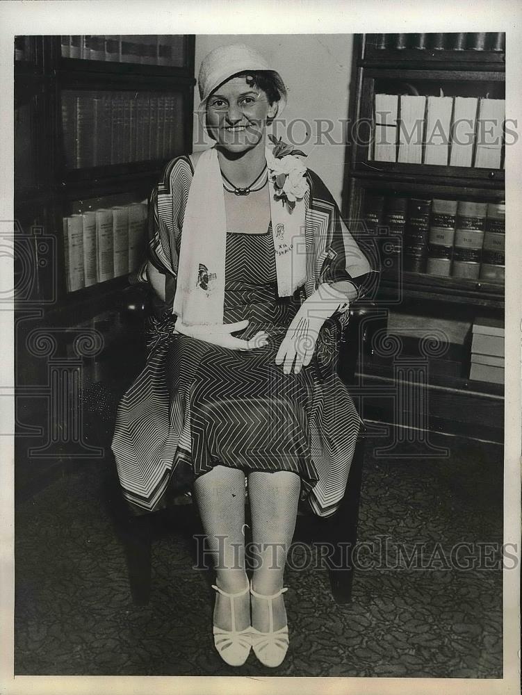 1932 Press Photo Betty Obielle In Court To Testify In Suit - Historic Images