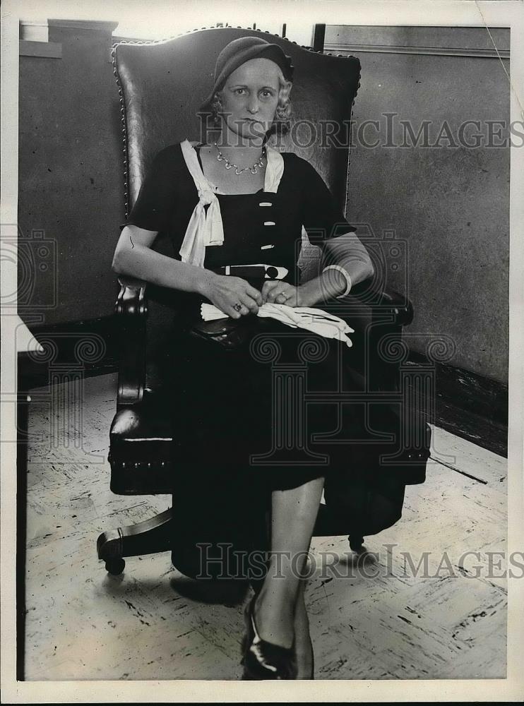 1932 Press Photo Mrs. Victoria Schultz was freed after murder trial started - Historic Images