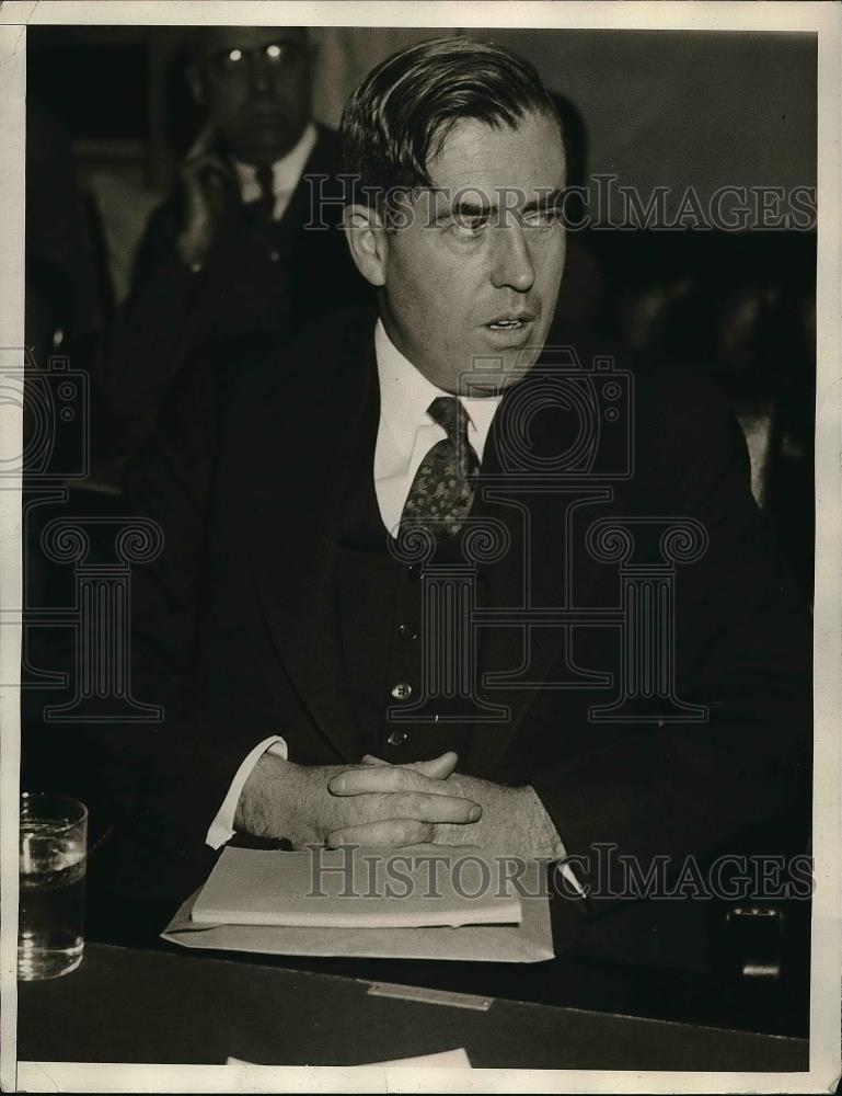 1934 Press Photo Secretary of Agriculture Henry Wallace - Historic Images