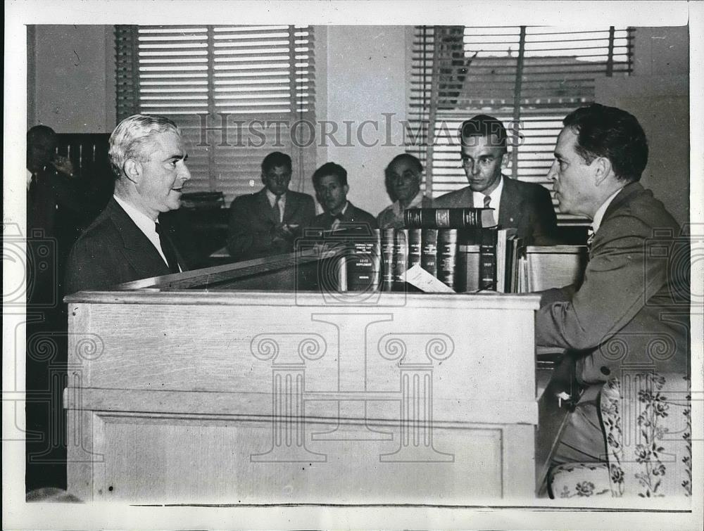 1946 Press Photo San Diego,Ca. George White, Judge AF Molina - nea97042 - Historic Images