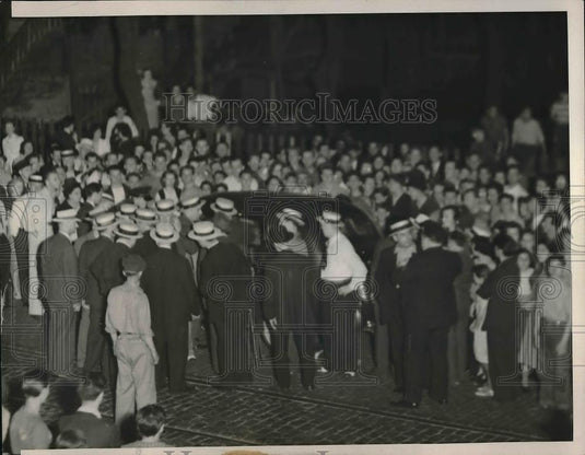 1940 Press Photo Michael McGovern & James McGlade Slain in Parked Auto - Historic Images