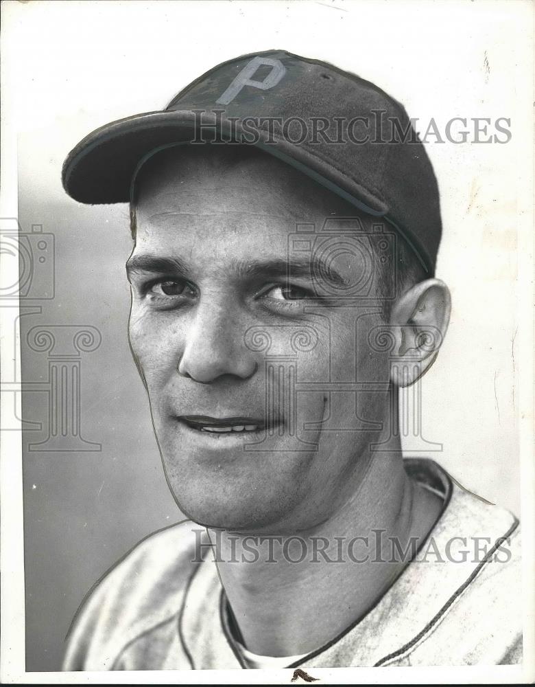 1942 Press Photo Pirates Player Alban Glossup Portrait - neb10663 - Historic Images