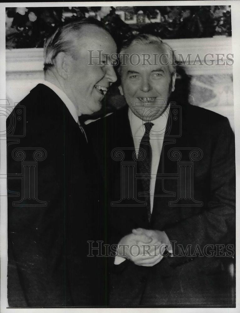 1965 Press Photo Canadian Prime Minister Lester Pearson - Historic Images