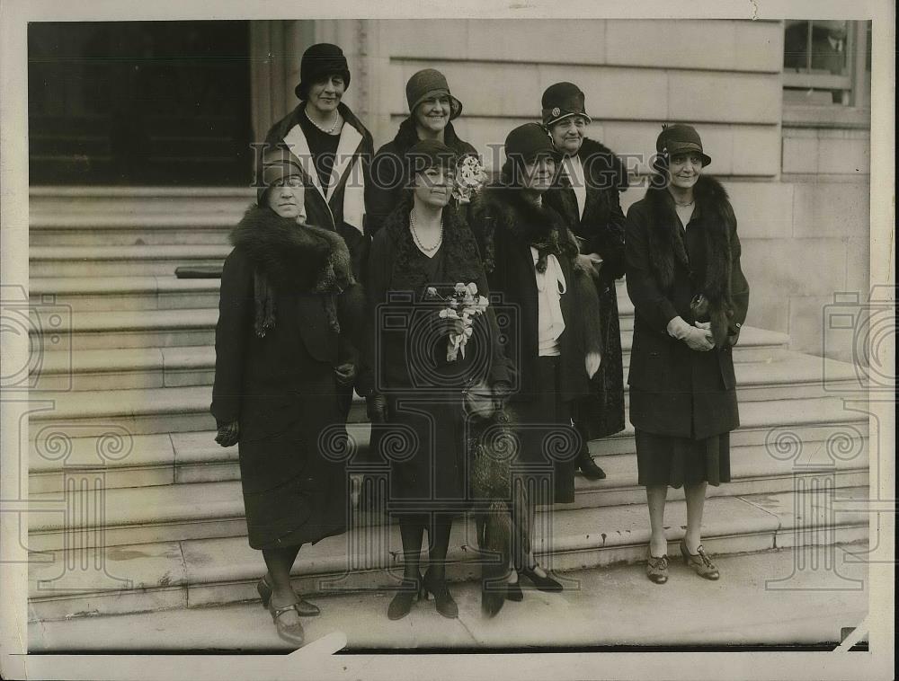 1929 Press Photo Congresswomen Extra Session Rogers Oldfield Pratt Owens - Historic Images