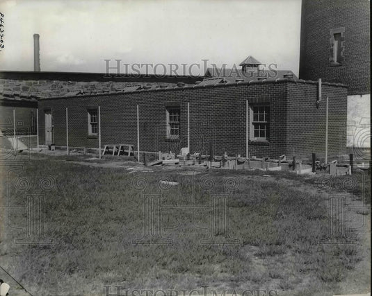 1938 Press Photo View of Solitary confinement bldg at Phila, County Prison - Historic Images