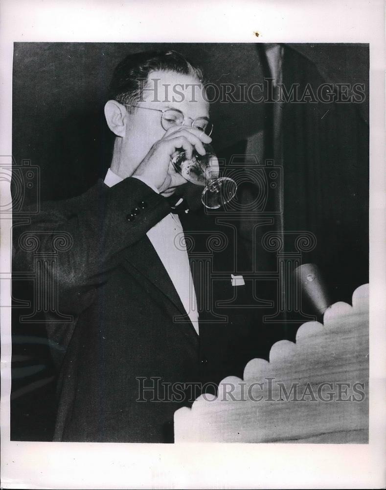 1953 Press Photo National Democratic Chairman Stephen Mitchell - Historic Images