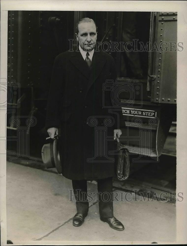 1928 Press Photo Ogden L. Mills, Undersecretary of the Treasury - Historic Images