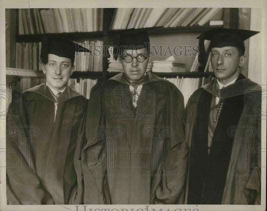 1930 Press Photo Menahern Merlock, Robert Morre, Ladislaus Pasuit - Historic Images