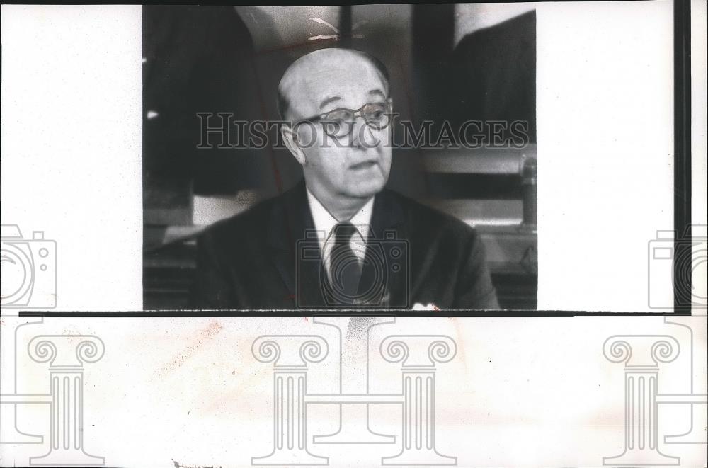 1962 Press Photo Peruvian President Manuel Prado - Historic Images